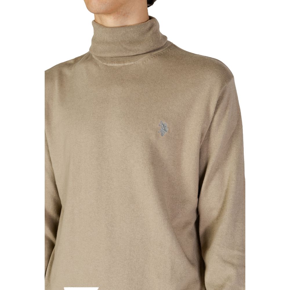 US POLO ASSN. Beige bomuldstrøje