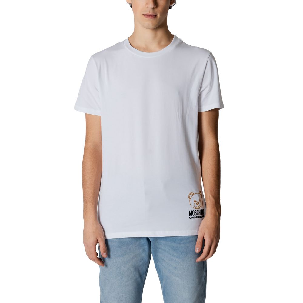 Moschino hvid bomuld T-shirt