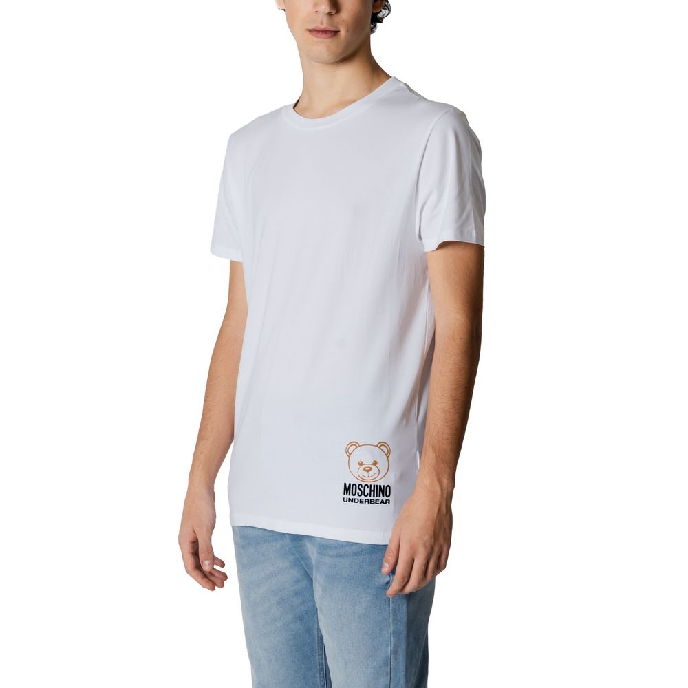 Moschino hvid bomuld T-shirt