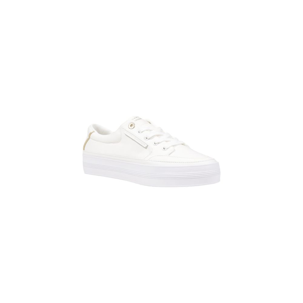 Tommy Hilfiger creme sneaker i genanvendt bomuld