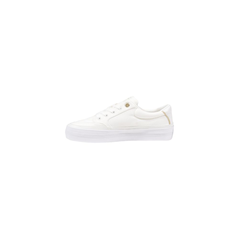 Tommy Hilfiger creme sneaker i genanvendt bomuld