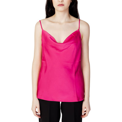 Vila Tøj Lyserøde Polyester Toppe &amp; T-shirt