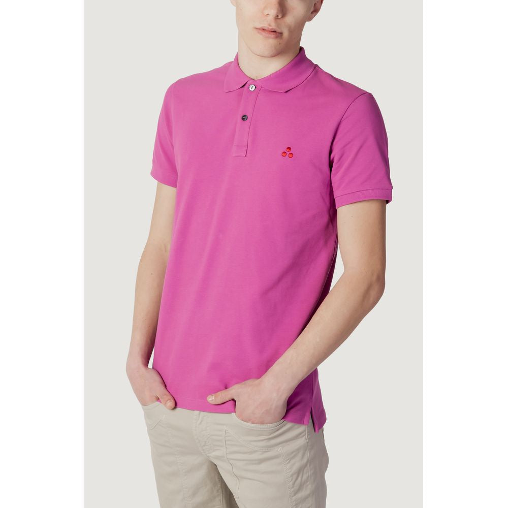 Peuterey Pink bomulds poloshirt