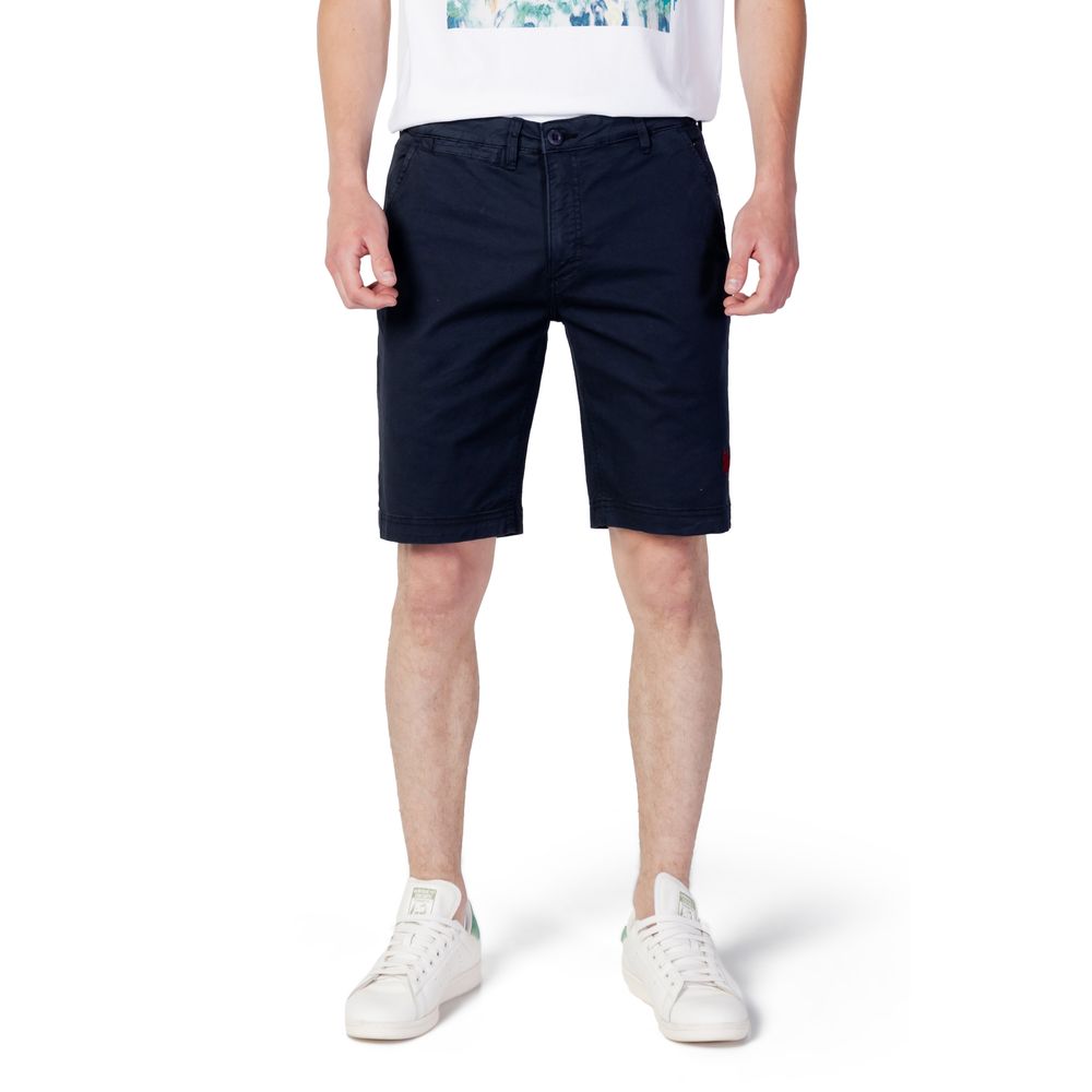 US POLO ASSN. Blå bomuldshorts