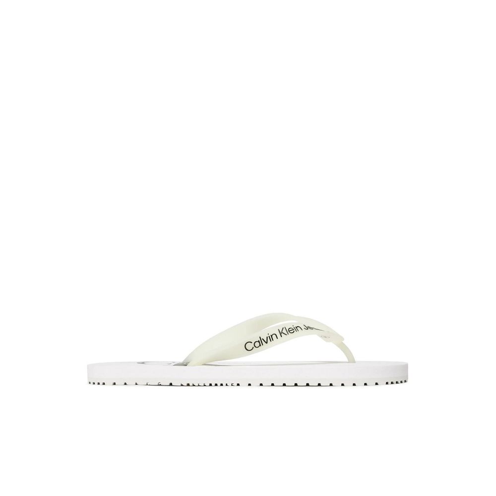 Calvin Klein Jeans hvid polyethylen sandal