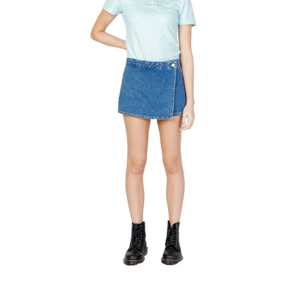 Calvin Klein Jeans Blå Bomuldsshorts