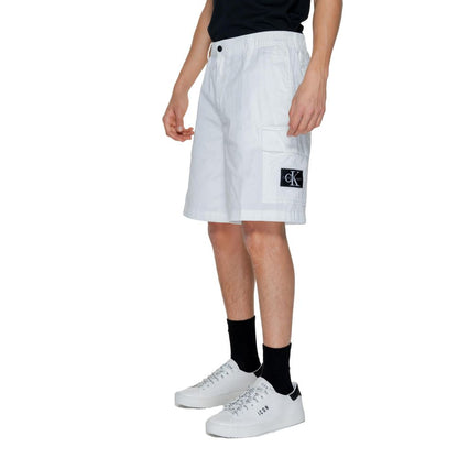Calvin Klein Jeans Hvide Bomuldsshorts