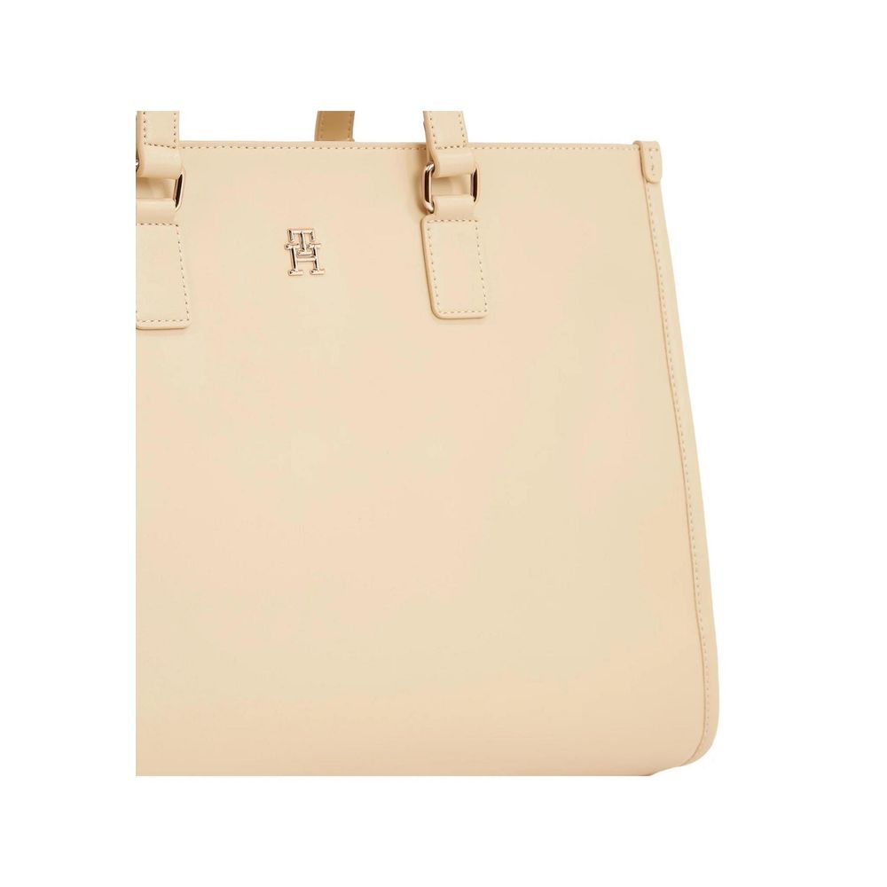 Tommy Hilfiger Beige Polyethylene håndtaske