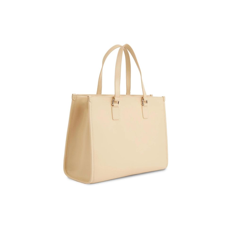 Tommy Hilfiger Beige Polyethylene håndtaske