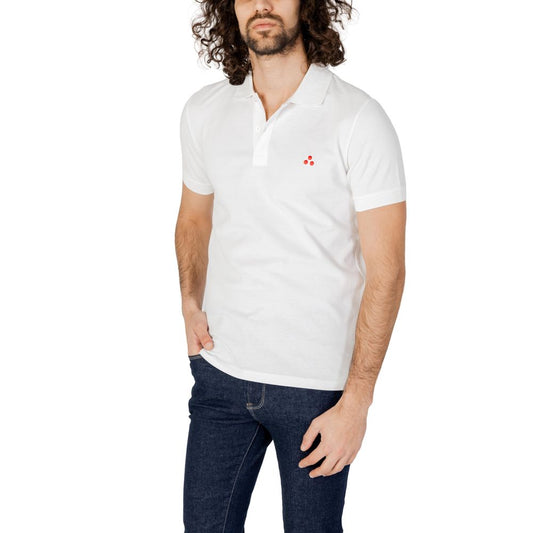 Peuterey hvid bomulds poloshirt