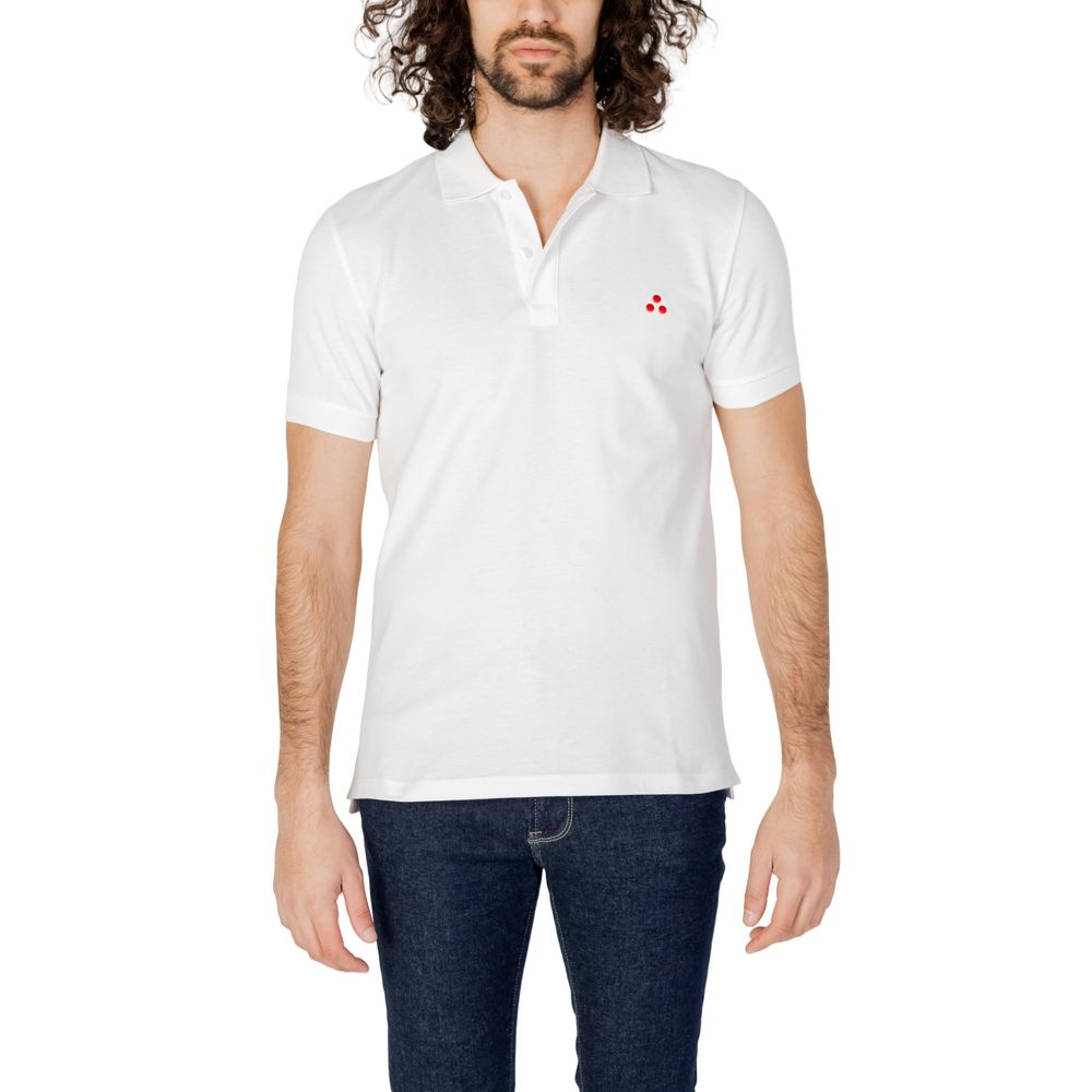 Peuterey hvid bomulds poloshirt