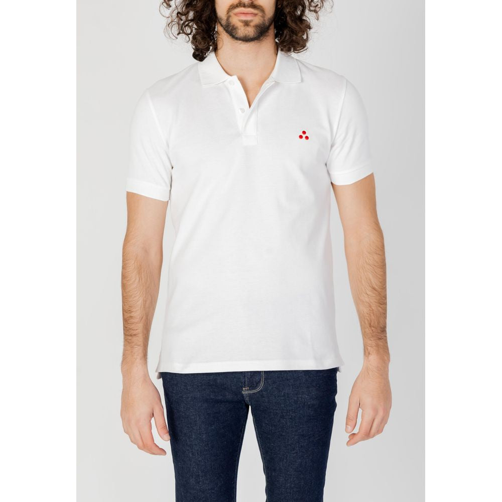 Peuterey hvid bomulds poloshirt