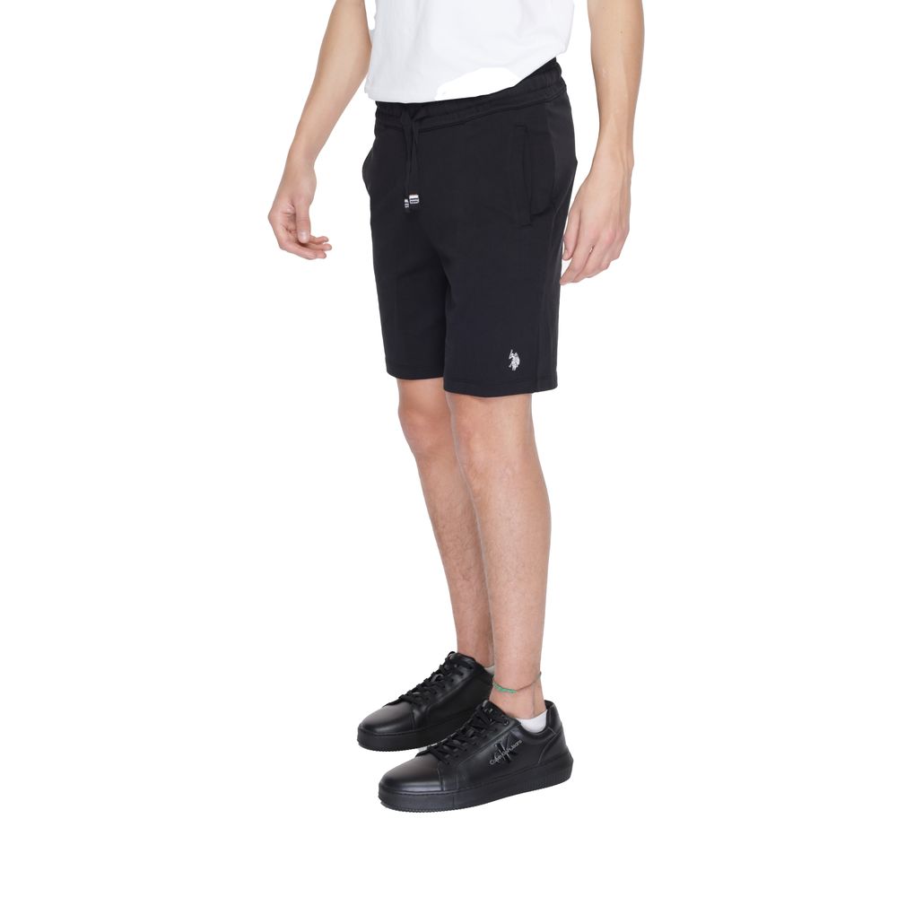 US POLO ASSN. Sort bomuldshort