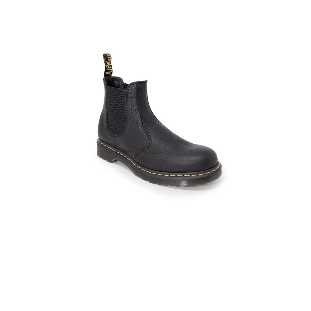 Dr. Martens sort læderstøvle