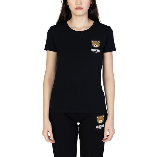 Moschino sorte bomuldstoppe &amp; T-shirt