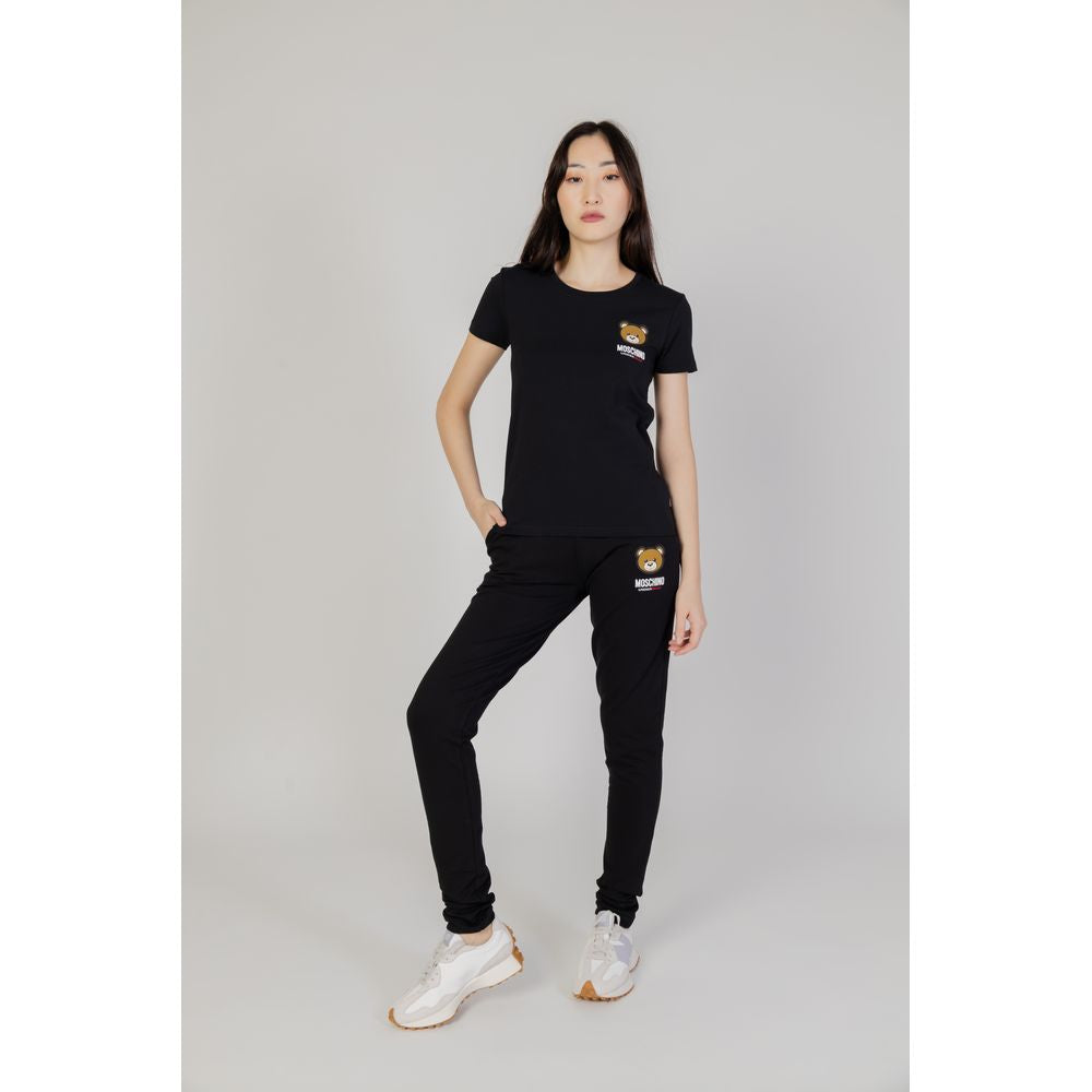 Moschino sorte bomuldstoppe &amp; T-shirt