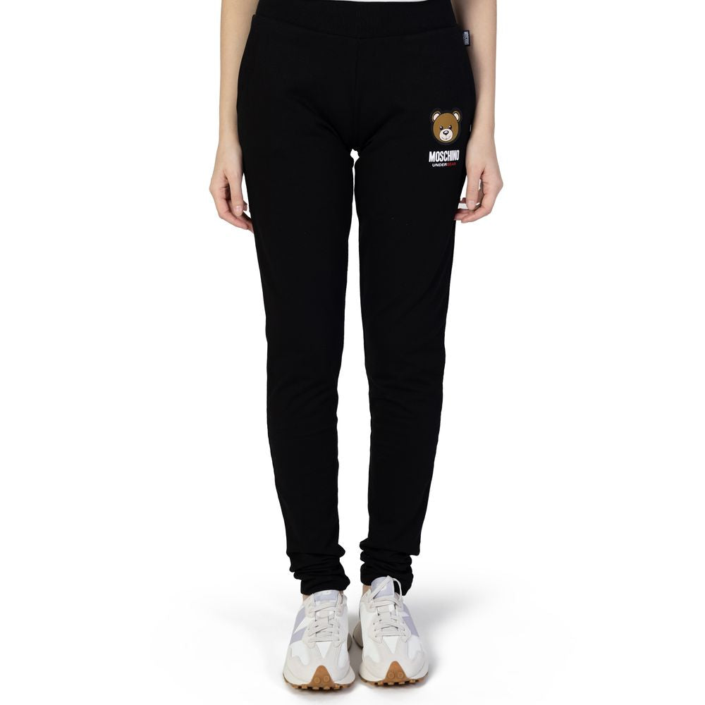 Moschino sorte bomulds jeans og bukser