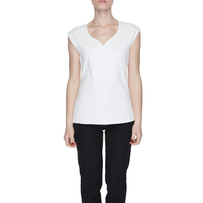 Street One Hvide Bomuldstoppe &amp; T-shirt
