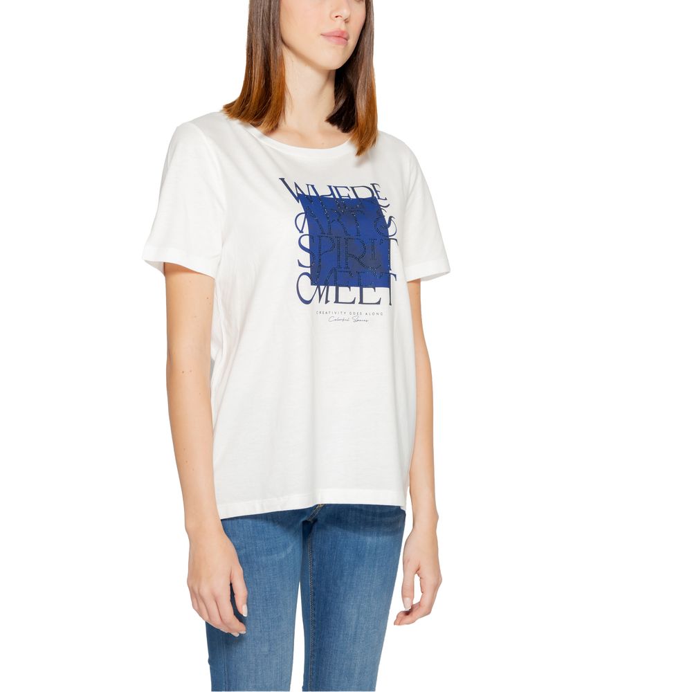 Street One hvide bomuldstoppe og T-shirt