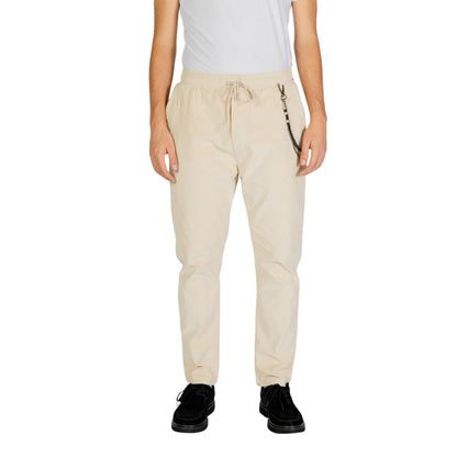 Gianni Lupo Cremefarvede Bomuld Jeans &amp; Bukser