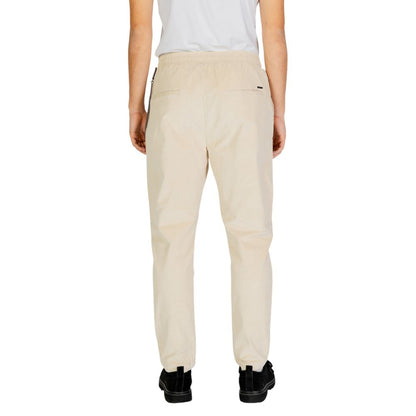Gianni Lupo Cremefarvede Bomuld Jeans &amp; Bukser