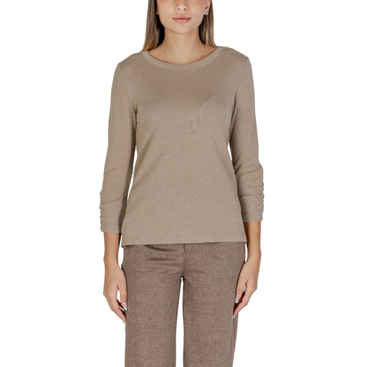 Street One Beige Polyester Toppe &amp; T-shirt