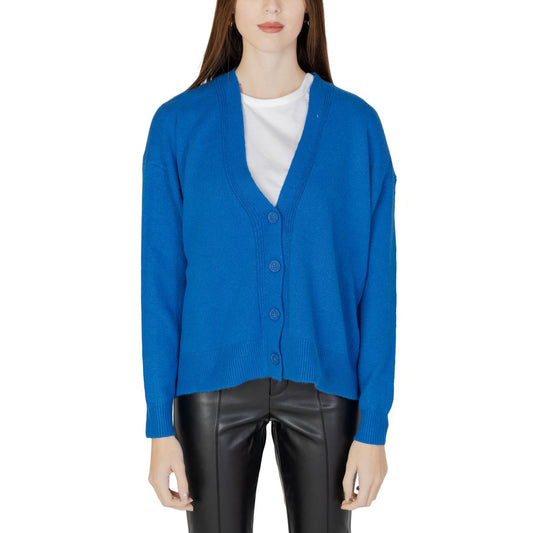 Street One Blue Cotton Cardigan