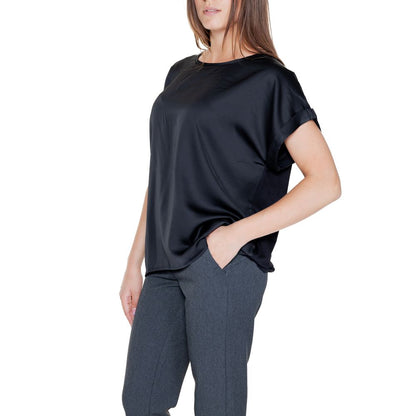 Vila Tøj Sorte bomuldstoppe &amp; T-shirt