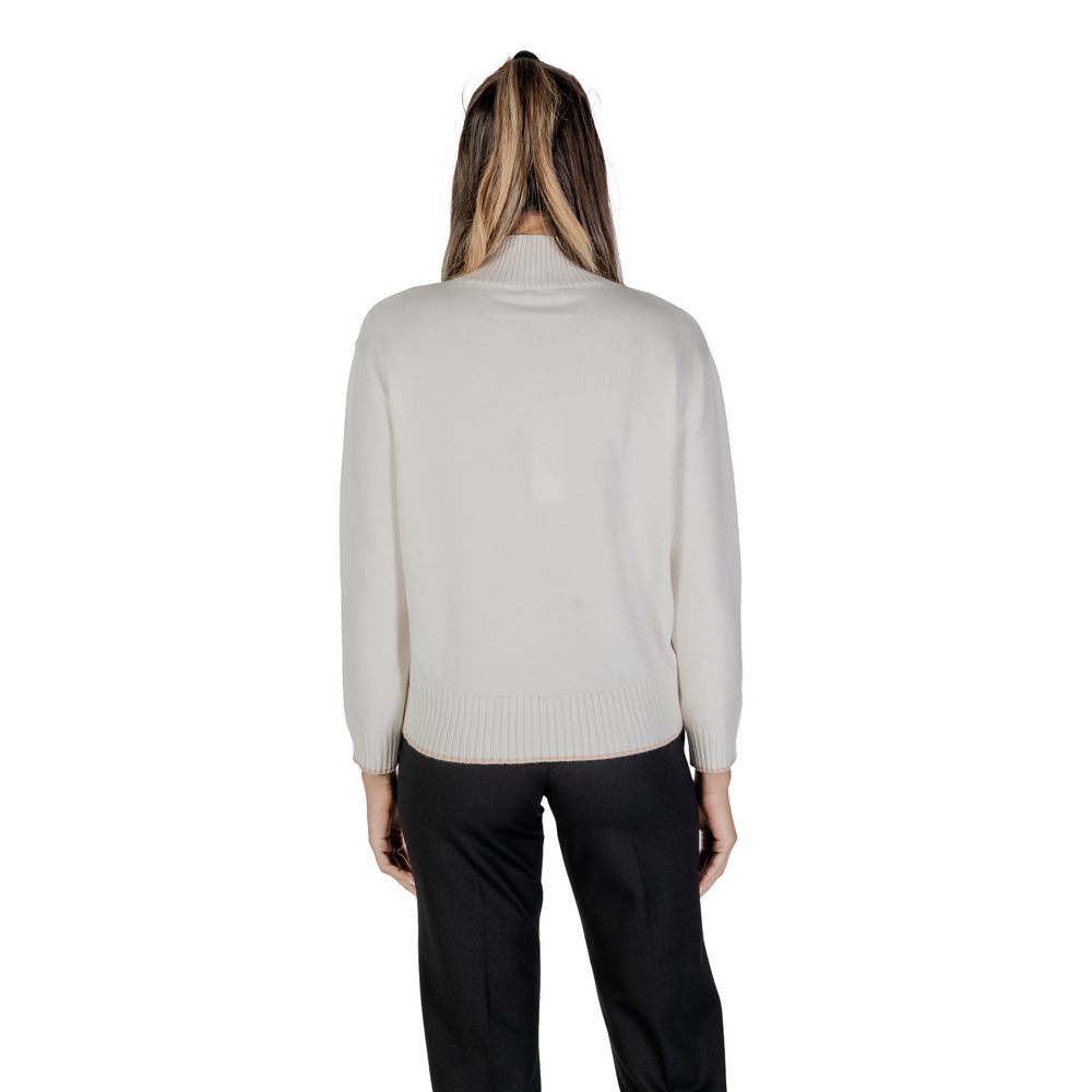 Street One Creme Polyester Sweater