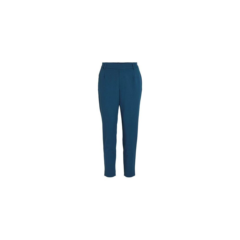 Vila Clothes Blue Polyester Jeans &amp; Pant