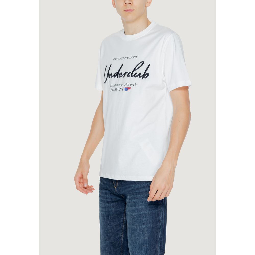 Underclub hvid bomuld T-shirt