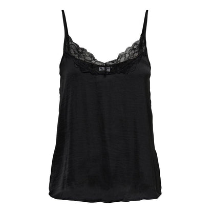 Jacqueline De Yong Sorte Polyester Toppe &amp; T-shirt