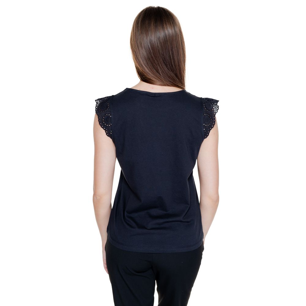 Vero Moda Sort Genbrugsbomuld Toppe &amp; T-shirt