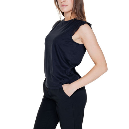 Vero Moda Sorte Toppe &amp; T-shirt i Genbrugsbomuld