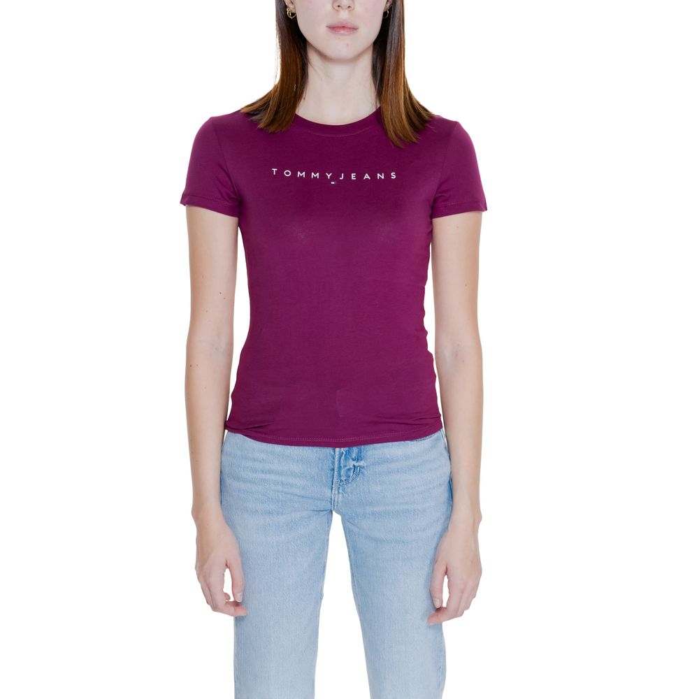 Tommy Hilfiger Jeans Lilla Bomuld Toppe &amp; T-shirt