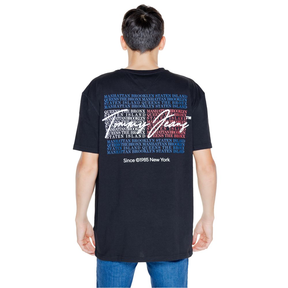 Tommy Hilfiger Jeans Sort bomuld T-shirt