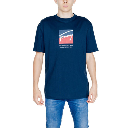 Tommy Hilfiger Jeans Blå bomuld Rigenerato T-shirt