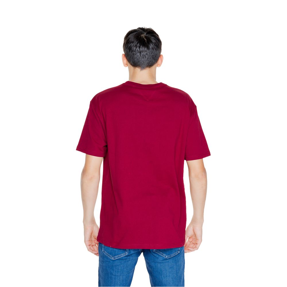 Tommy Hilfiger Jeans Bordeaux Bomuld Rigenerato T-shirt