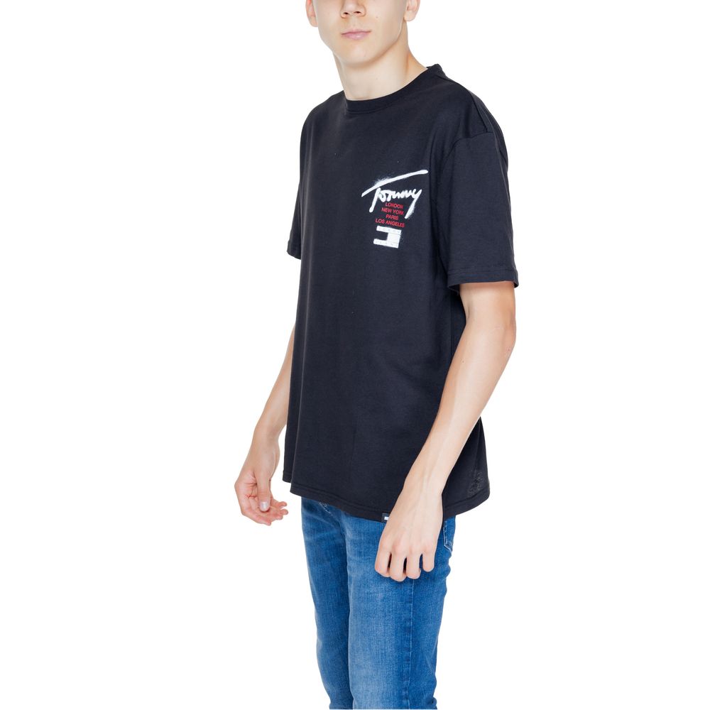 Tommy Hilfiger Jeans Sort bomuld Rigenerato T-shirt