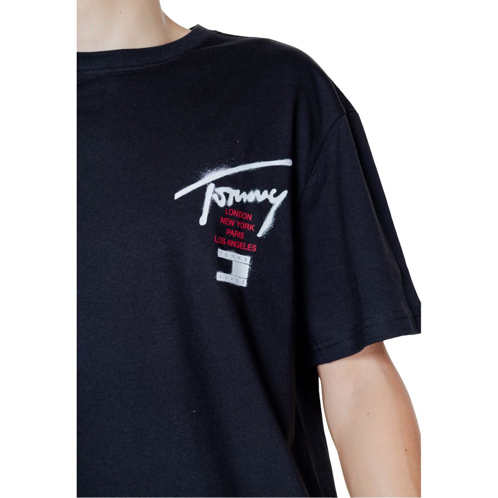 Tommy Hilfiger Jeans Sort bomuld Rigenerato T-shirt