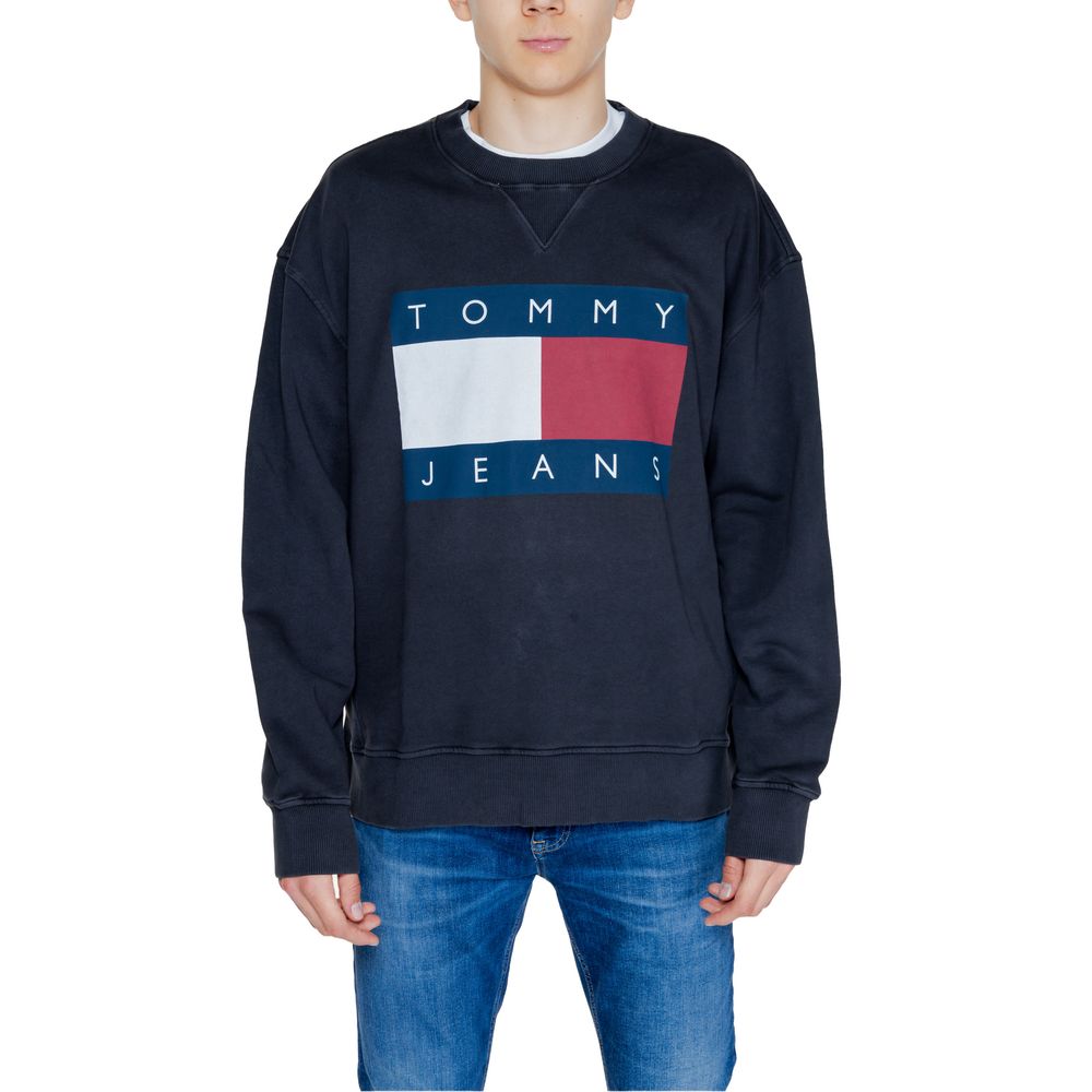 Tommy Hilfiger Jeans Sort bomuldstrøje