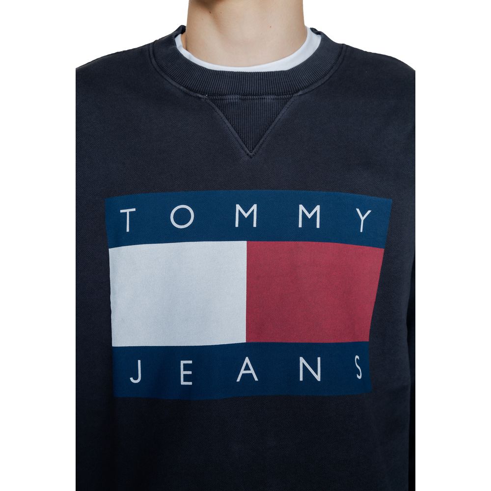 Tommy Hilfiger Jeans Sort bomuldstrøje