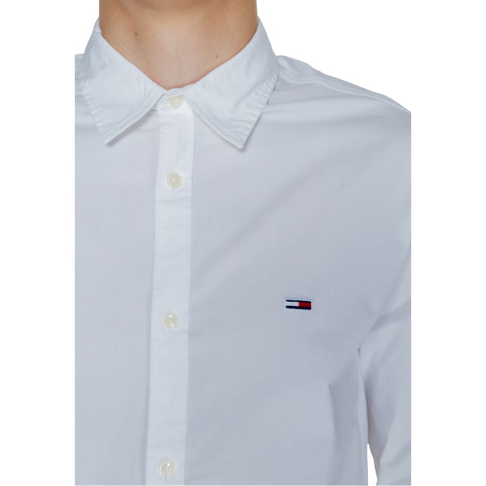 Tommy Hilfiger Jeans hvid bomuldsskjorte