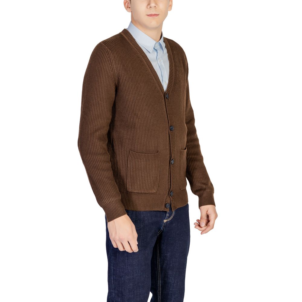 Antony Morato brun polyester cardigan