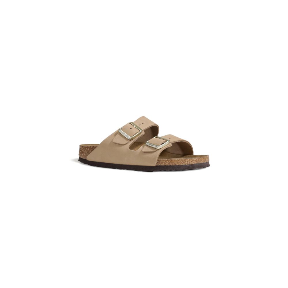 Birkenstock Beige Nubuck Lædersandaler