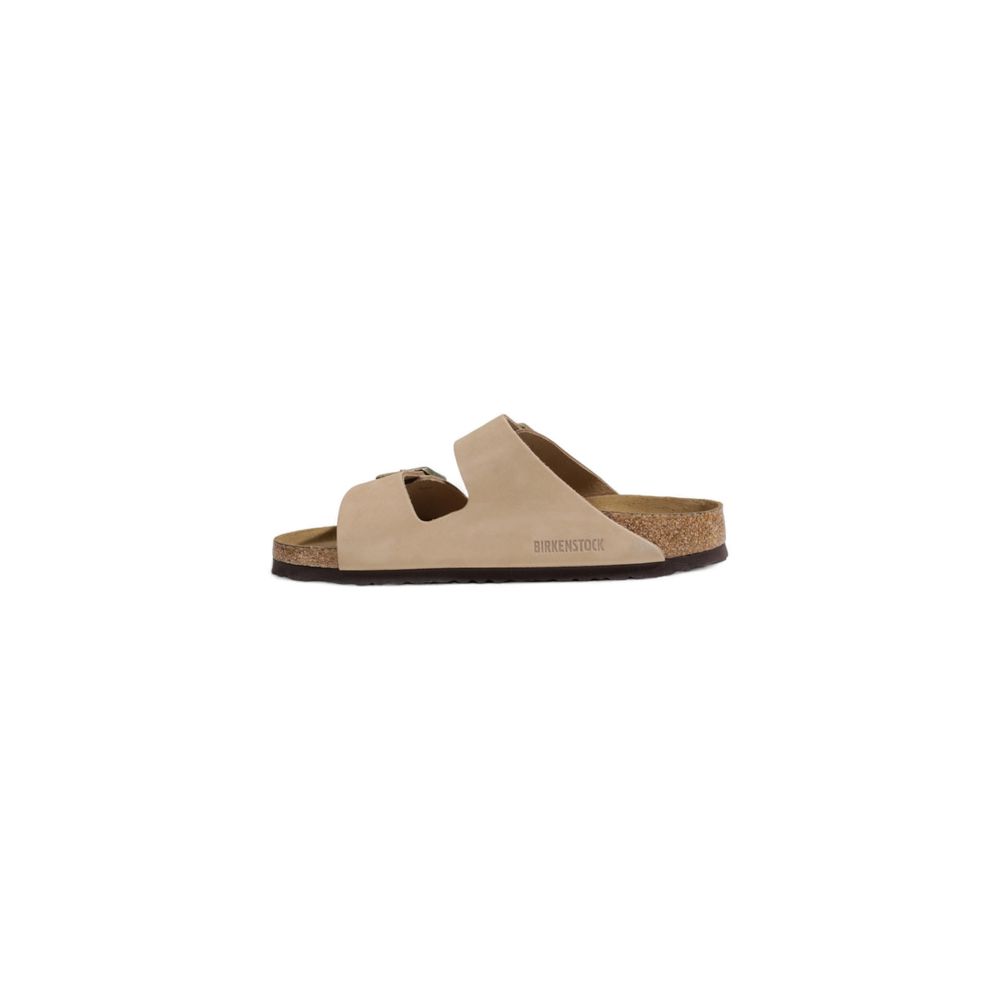 Birkenstock Beige Nubuck Lædersandaler