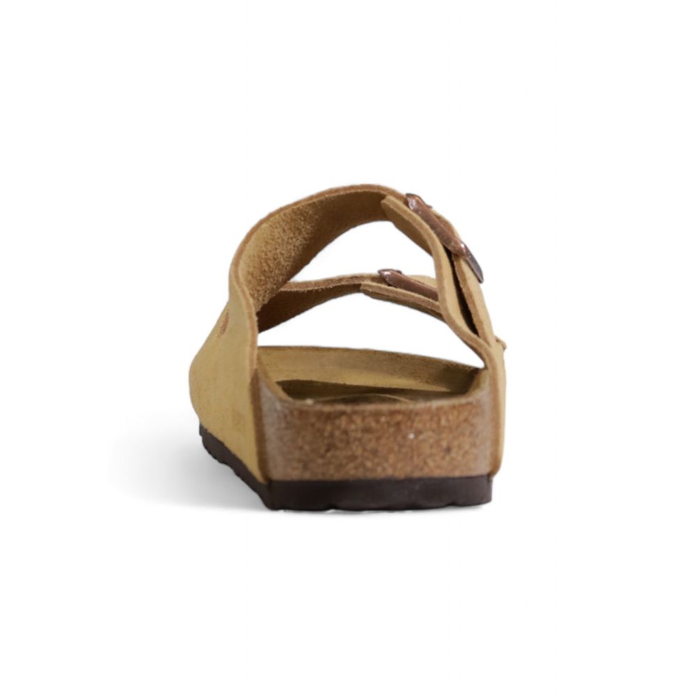 Birkenstock beige ruskindssandal