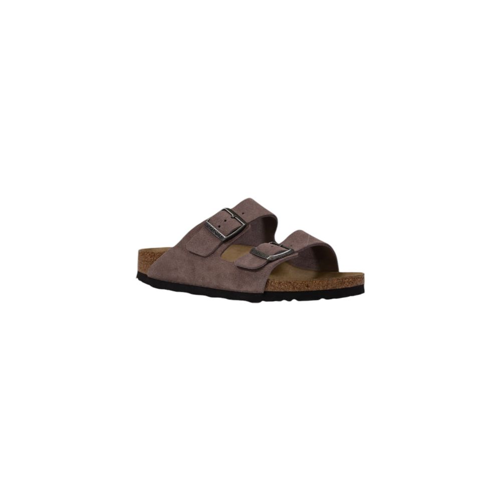 Birkenstock lilla ruskindssandal