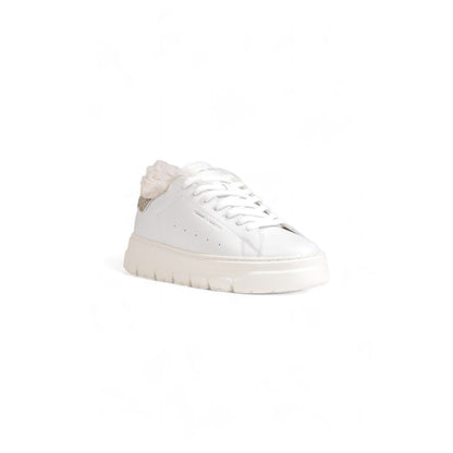 Crime London Hvid Lædersneaker