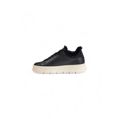 Crime London sort lædersneaker